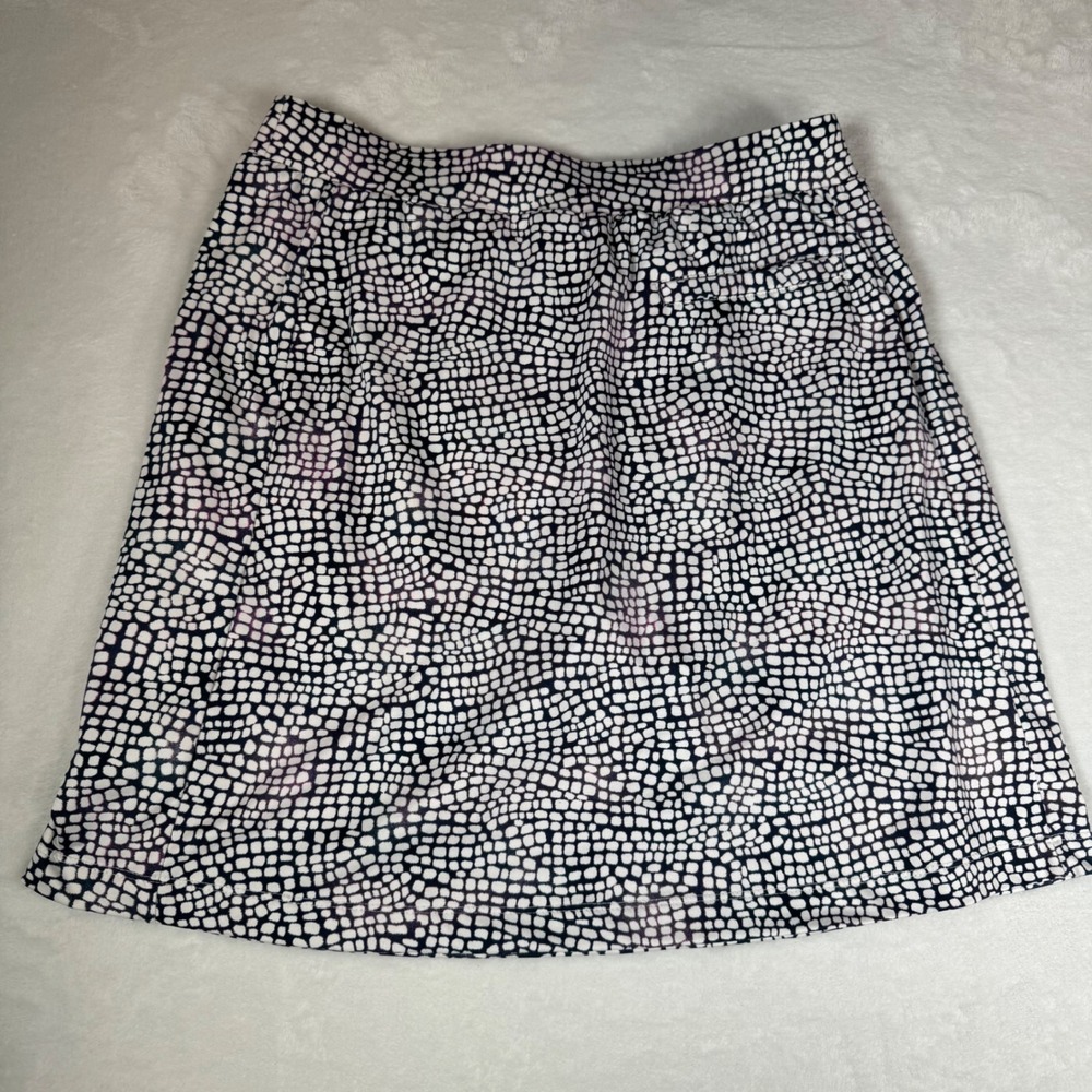 Tail Womens Active Skort Navy‎ Blue White Pebble Print Tennis Golf Skirt Size M - Picture 3 of 7